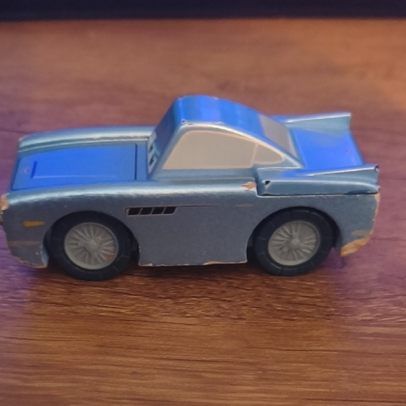 Vintage Disney Pixar Cars Wood Collection - Professor Z & Finn McMissile - Picture 5 of 14